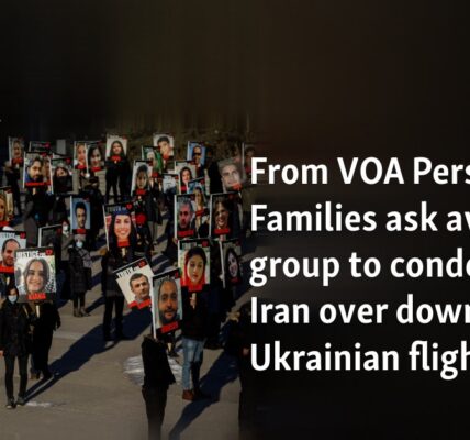 From VOA Persian: Aviation group asked to condemn Iran over downing of Ukrainian flight