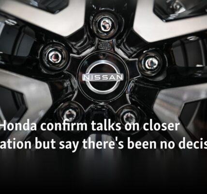 Nissan, Honda confirm talks on closer collaboration but say there's been no decision on a merger