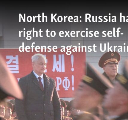 North Korea: Russia has right to exercise self-defense against Ukraine