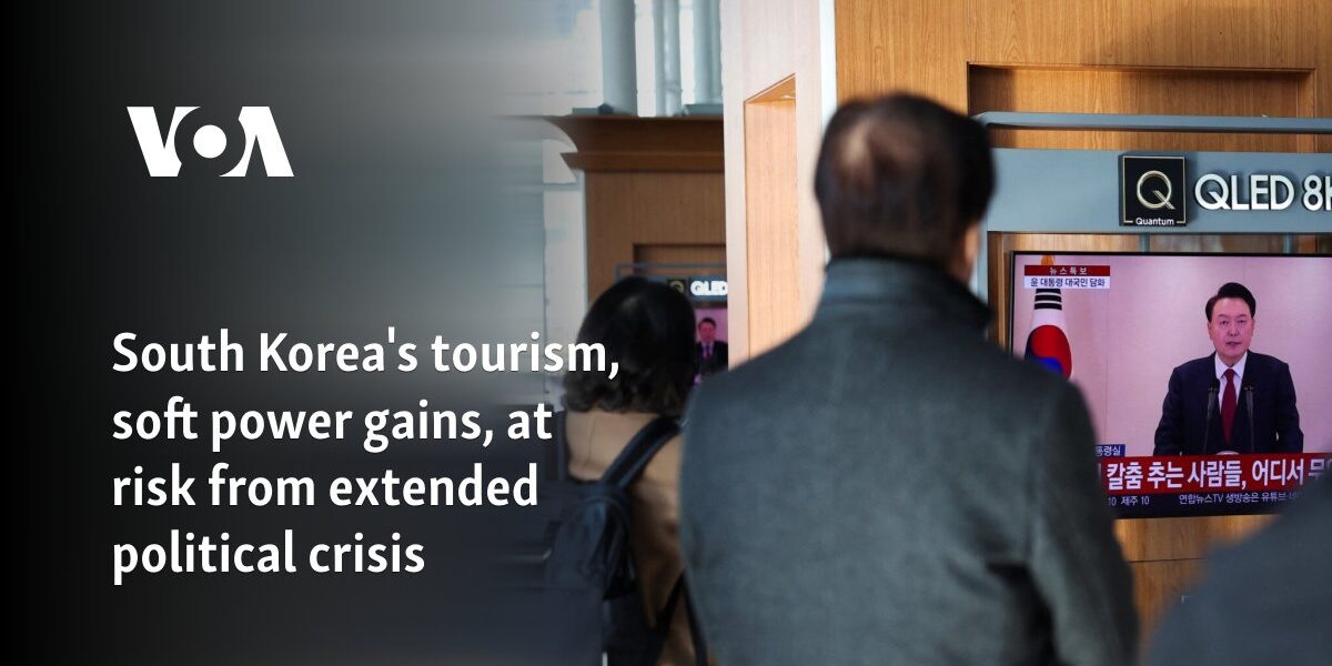 South Korea's tourism, soft power gains, at risk from extended political crisis