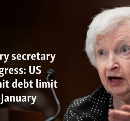 Treasury secretary to Congress: US could hit debt limit in mid-January