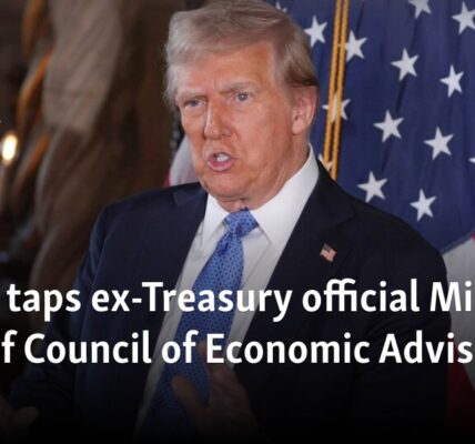 Trump taps ex-Treasury official Miran as chair of Council of Economic Advisers