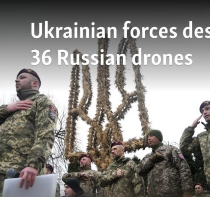 Ukrainian forces destroy 36 Russian drones