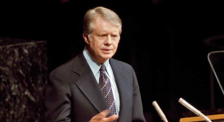 UN chief hails ‘peacemaker, human rights champion’, former President Jimmy Carter