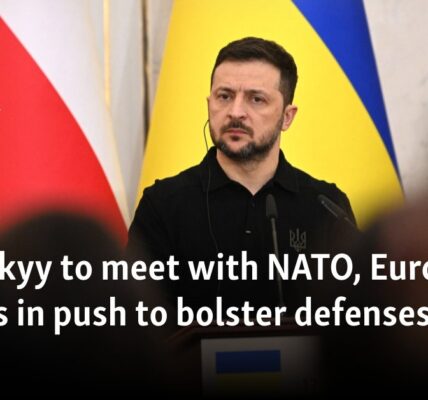 Zelenskyy to meet with NATO, European leaders in push to bolster defenses