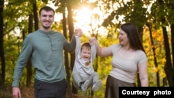 Myroslav Pylypchuk is pictured with his wife and son. (Courtesy - Myroslav Pylypchuk)