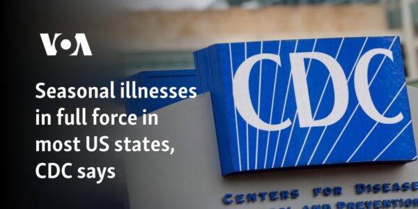 Seasonal illnesses in full force in most US states, CDC says