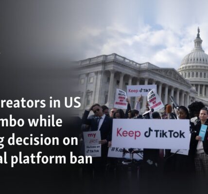 TikTok creators in US left in limbo while awaiting decision on potential platform ban