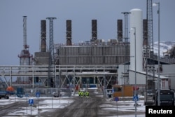 FILE - A view of Western Europe's largest liquefied natural gas plant, Hammerfest LNG, in Hammerfest, Norway, March 14, 2024.