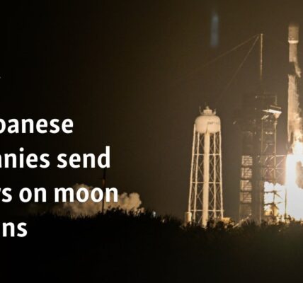 US, Japanese companies send landers on moon missions