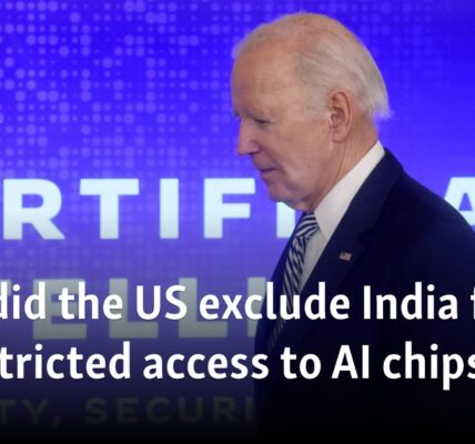 Why did US exclude India from unrestricted access to AI chips?