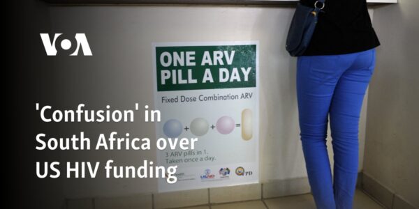 'Confusion' in South Africa over US HIV funding