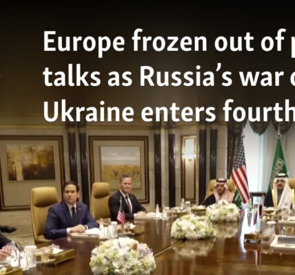 Europe frozen out of peace talks as Russia's war on Ukraine enters fourth year