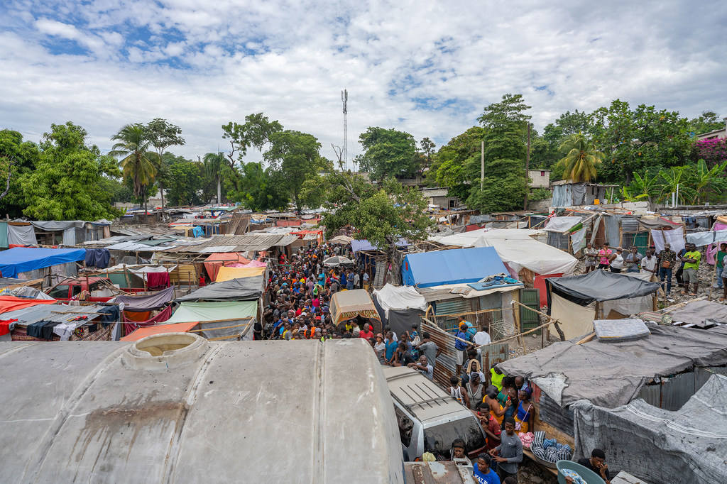 The UN continues to support people who have been displaced by ongoing violence in Haiti.