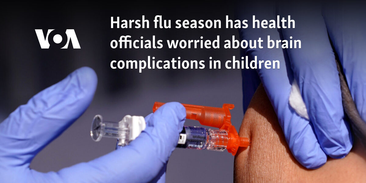 Harsh flu season has health officials worried about brain complications in children