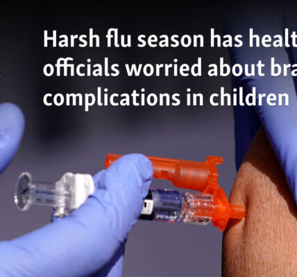 Harsh flu season has health officials worried about brain complications in children