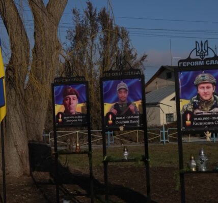 In remote town in western Ukraine, all young men are gone