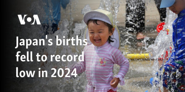 Japan's births fell to record low in 2024