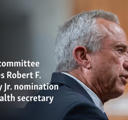 Senate committee advances Robert F. Kennedy Jr. nomination to be health secretary