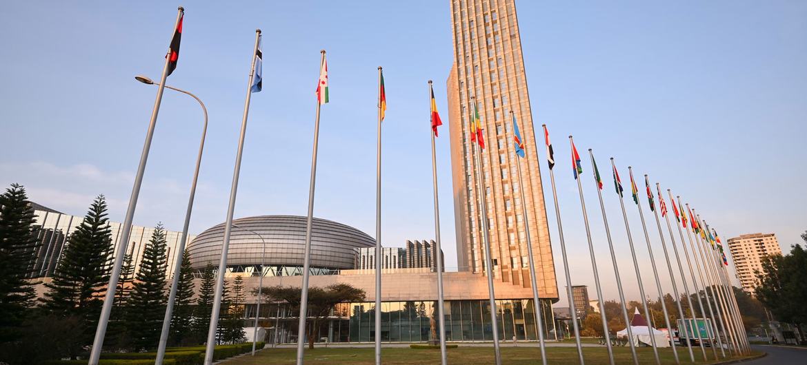 African Union Headquarters in Addis Ababa, Ethiopia.