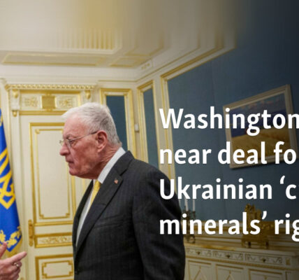 Washington, Kyiv near deal for Ukrainian ‘critical minerals’ rights