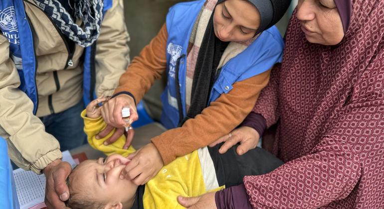 New round of polio vaccinations begins in Gaza