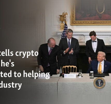 Trump tells crypto leaders he's committed to helping their industry