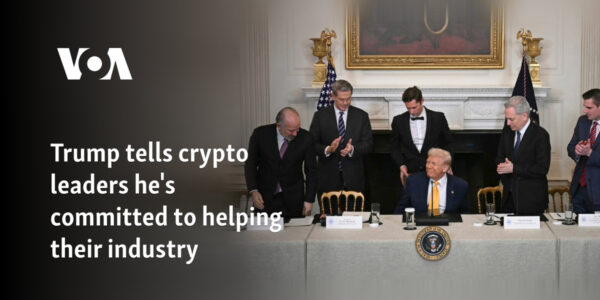 Trump tells crypto leaders he's committed to helping their industry