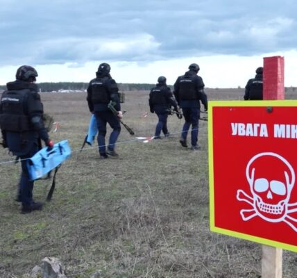 Ukraine faces demining about 25% of its territory