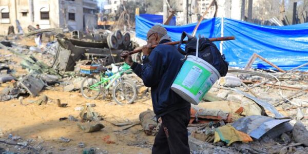 Sewage, trash and disease overwhelm displaced communities in Gaza