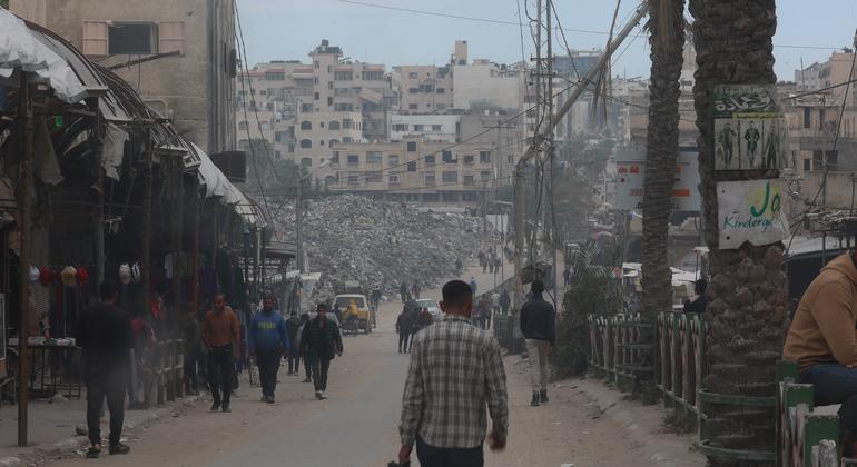 Streets of Gaza City. April 2025. Streets of Gaza City. April 2025.
