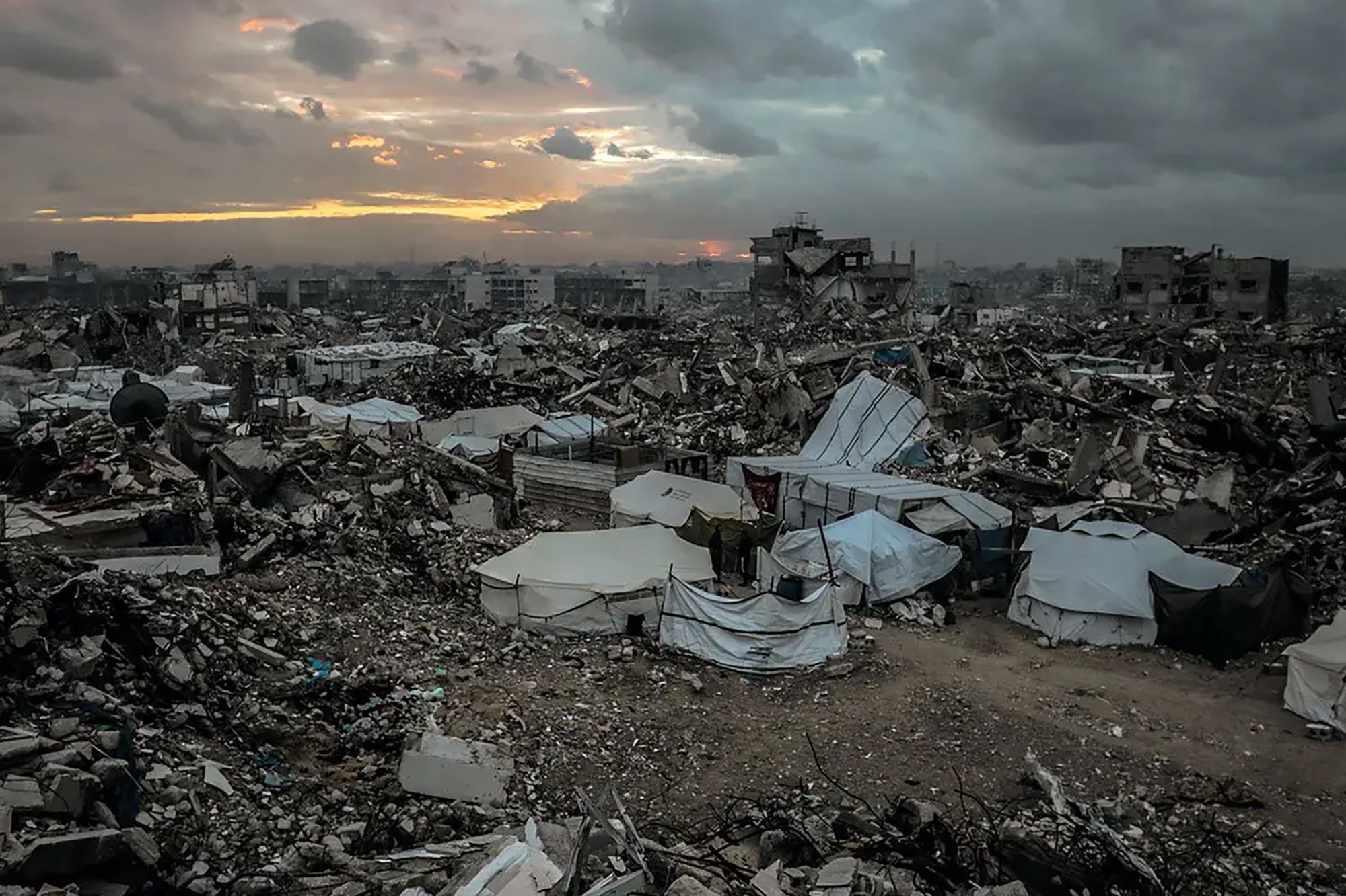 War has devastated Gaza. War has devastated Gaza.